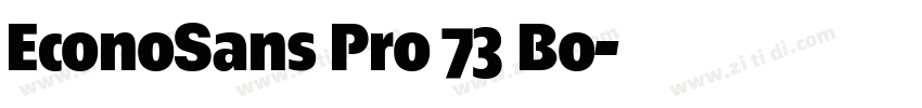 EconoSans Pro 73 Bo字体转换